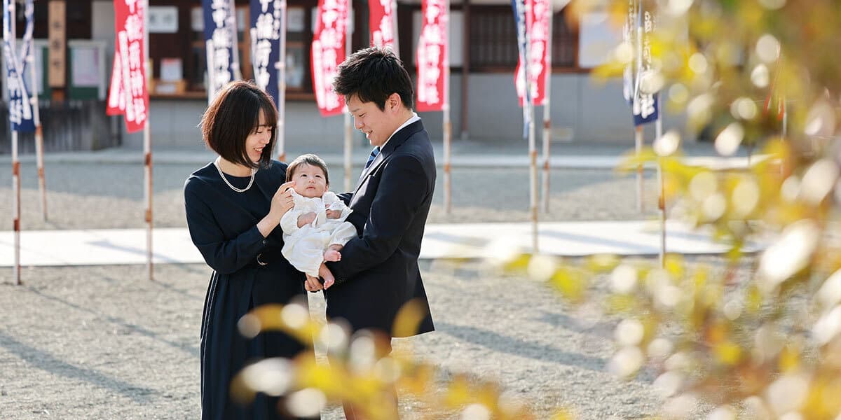豊中稲荷神社お宮参り出張撮影