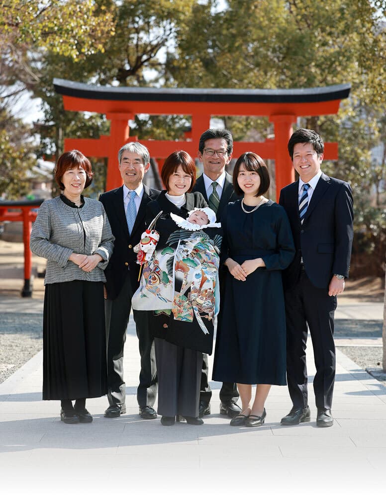 豊中稲荷神社お宮参り出張撮影