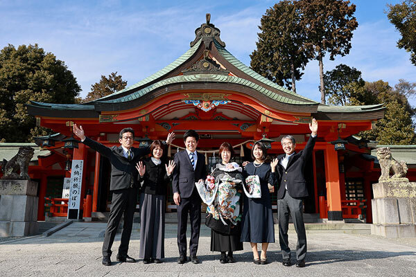 豊中稲荷神社お宮参り出張撮影