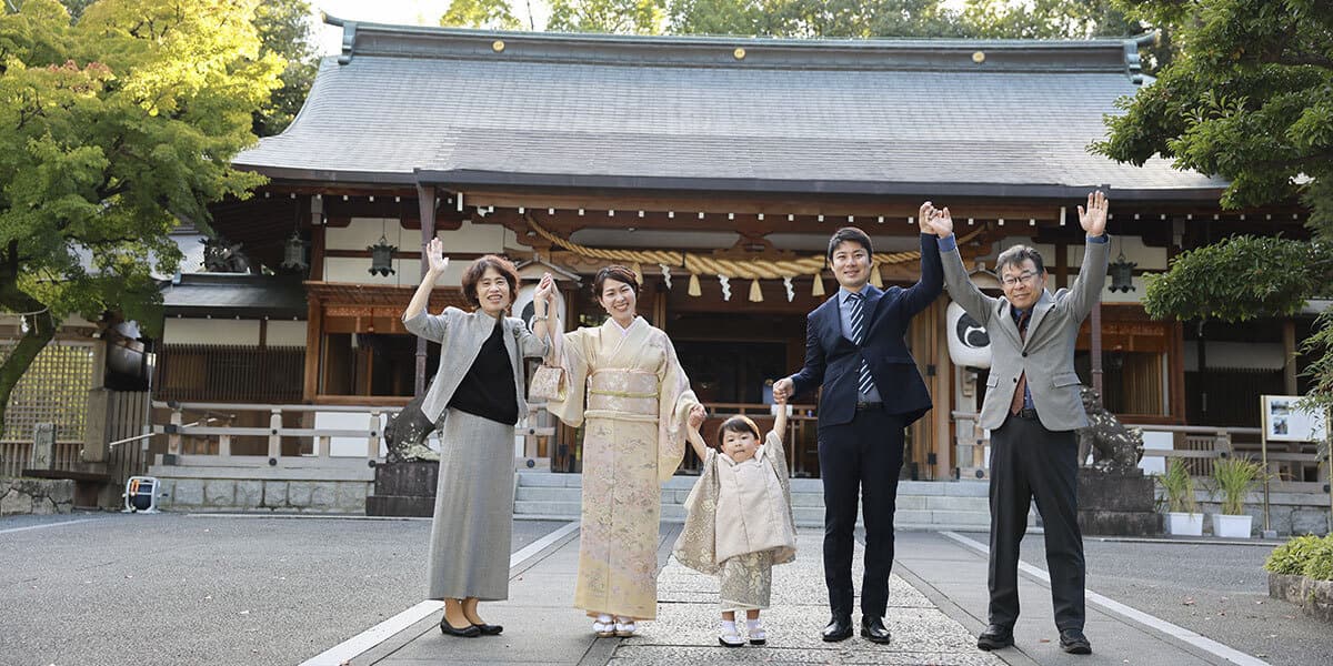 伊射奈岐神社七五三出張撮影