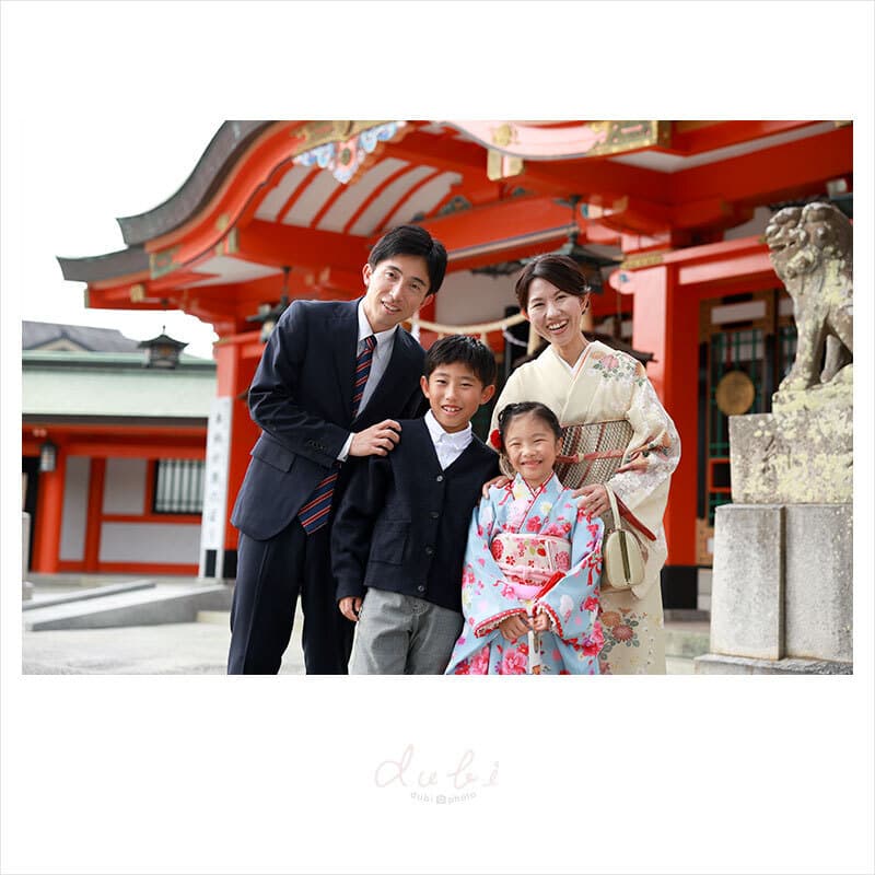 豊中稲荷神社七五三出張撮影