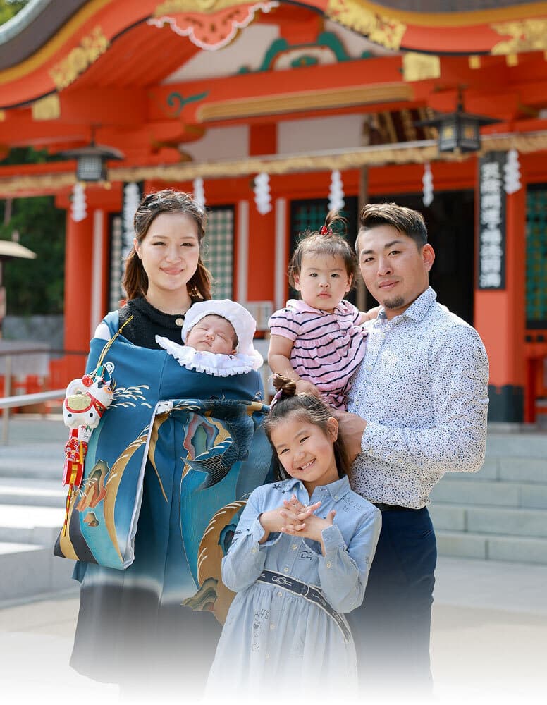 豊中市でお宮参り出張撮影