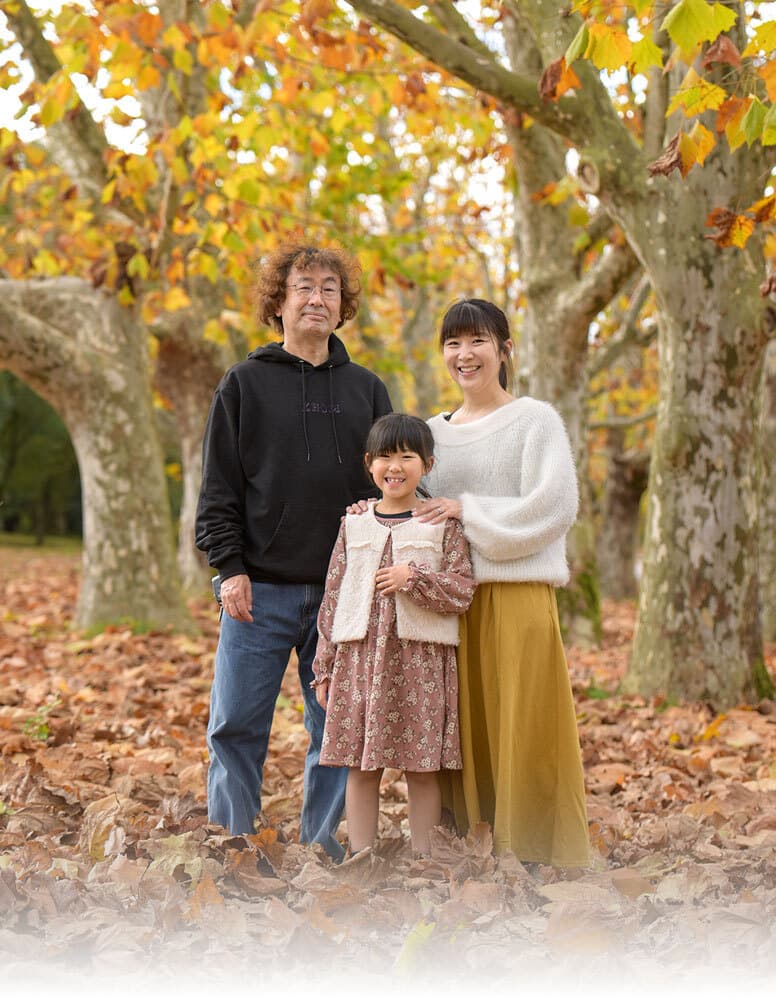 豊中市で家族ロケーション撮影