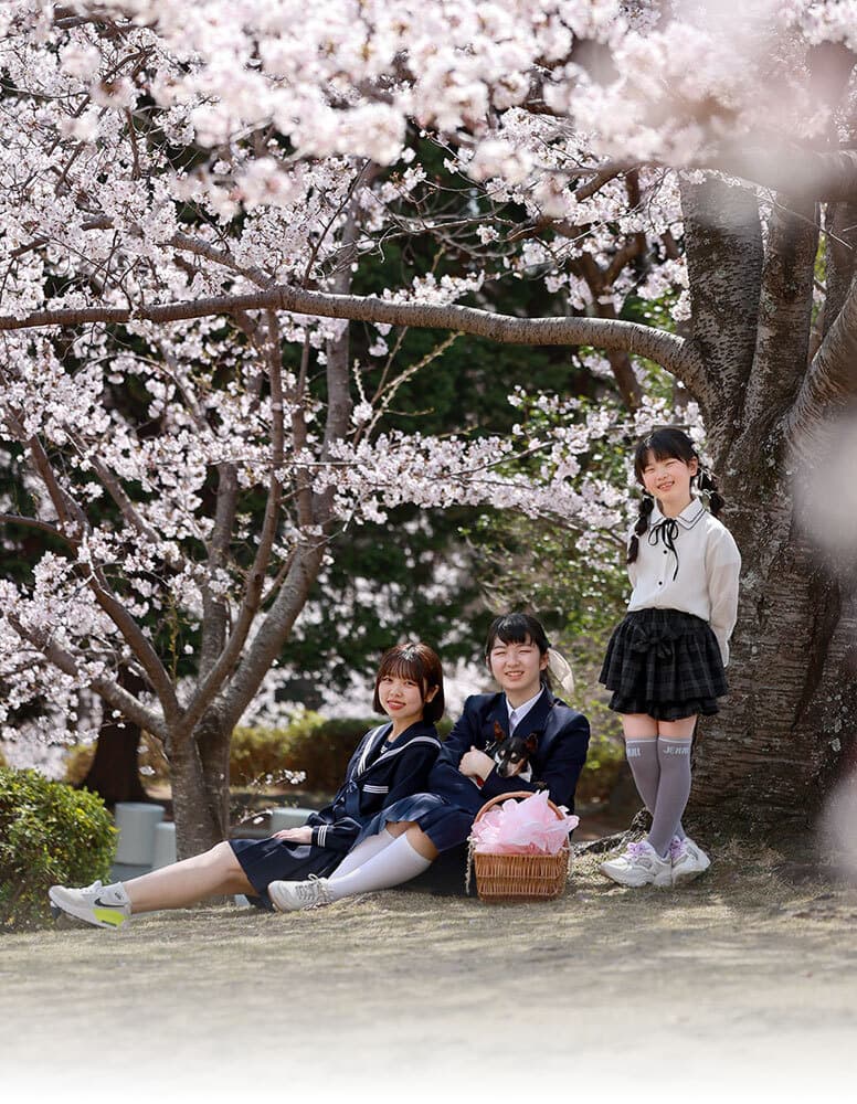 豊中市で入学ロケーション撮影