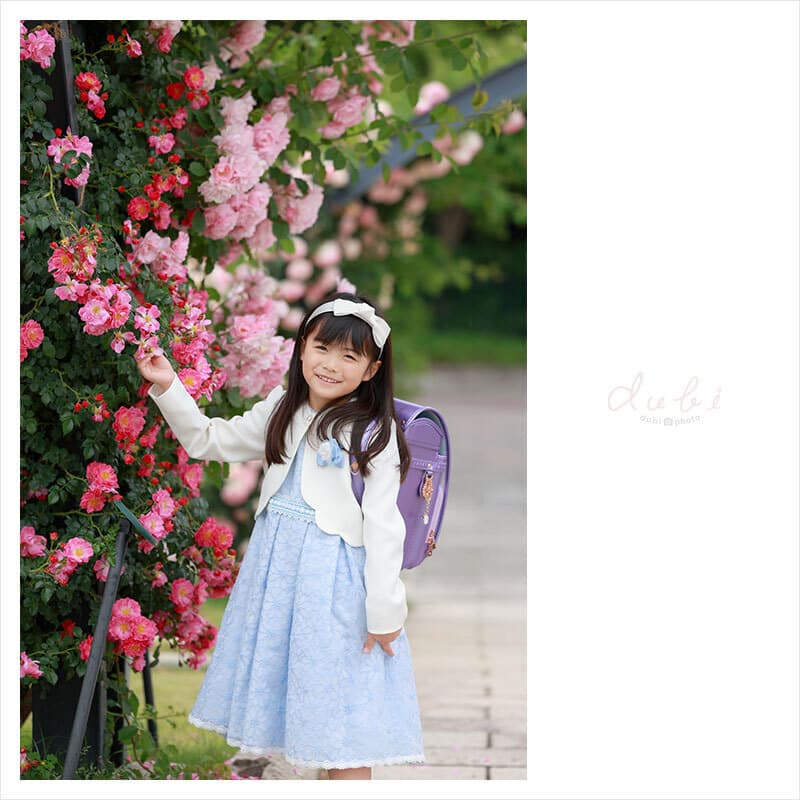 豊中市で入学ロケーション撮影